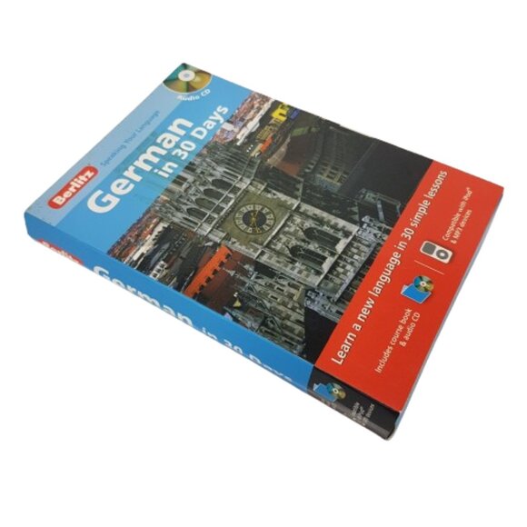 CD BERLITZ German in 30 Days Language Training Audio CD and Course Book Box Set - Picture 8 of 11